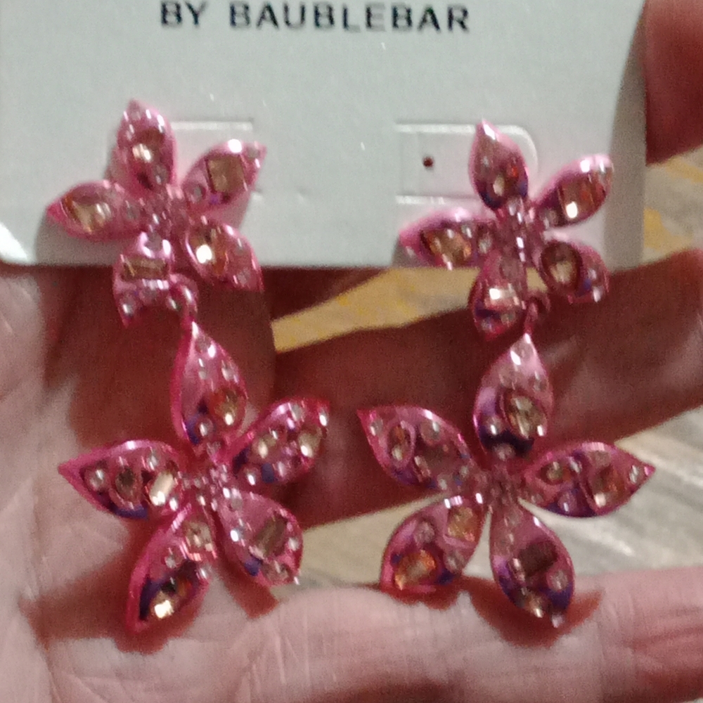 Sugar fix pink earrings